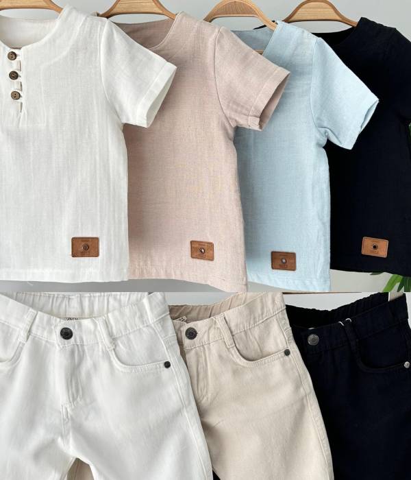 MODEL 3016 EKRU BEJ MAVİ SİYAH